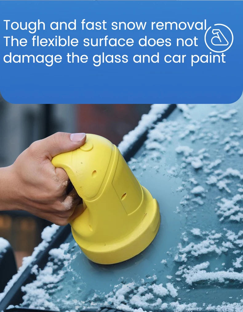 Portable Car Electric Ice Snow Scraper Heated Removal USB Rechargeable Ice Scraper for Auto Winter Windshield Glass Defrost Tool