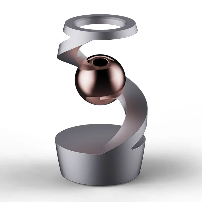 Metal Tabletop Floating Gyro Gravity Defying Kinetic Desk Toy Suspended Gyroscope Fidget Spinners for Adults Kids