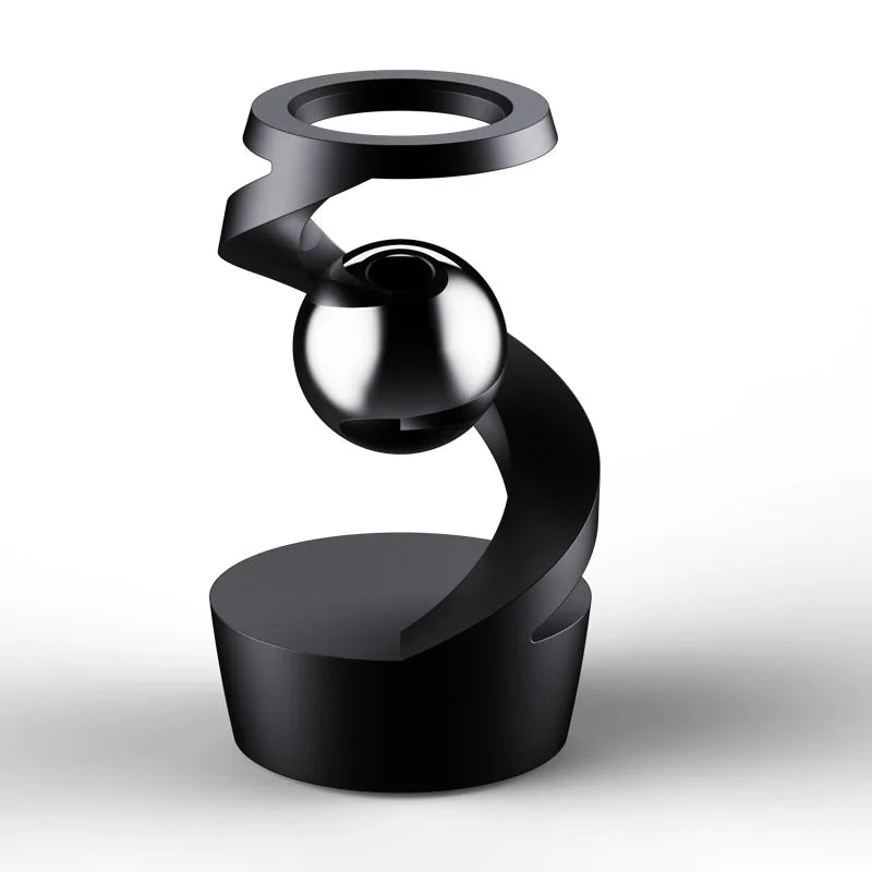 Metal Tabletop Floating Gyro Gravity Defying Kinetic Desk Toy Suspended Gyroscope Fidget Spinners for Adults Kids