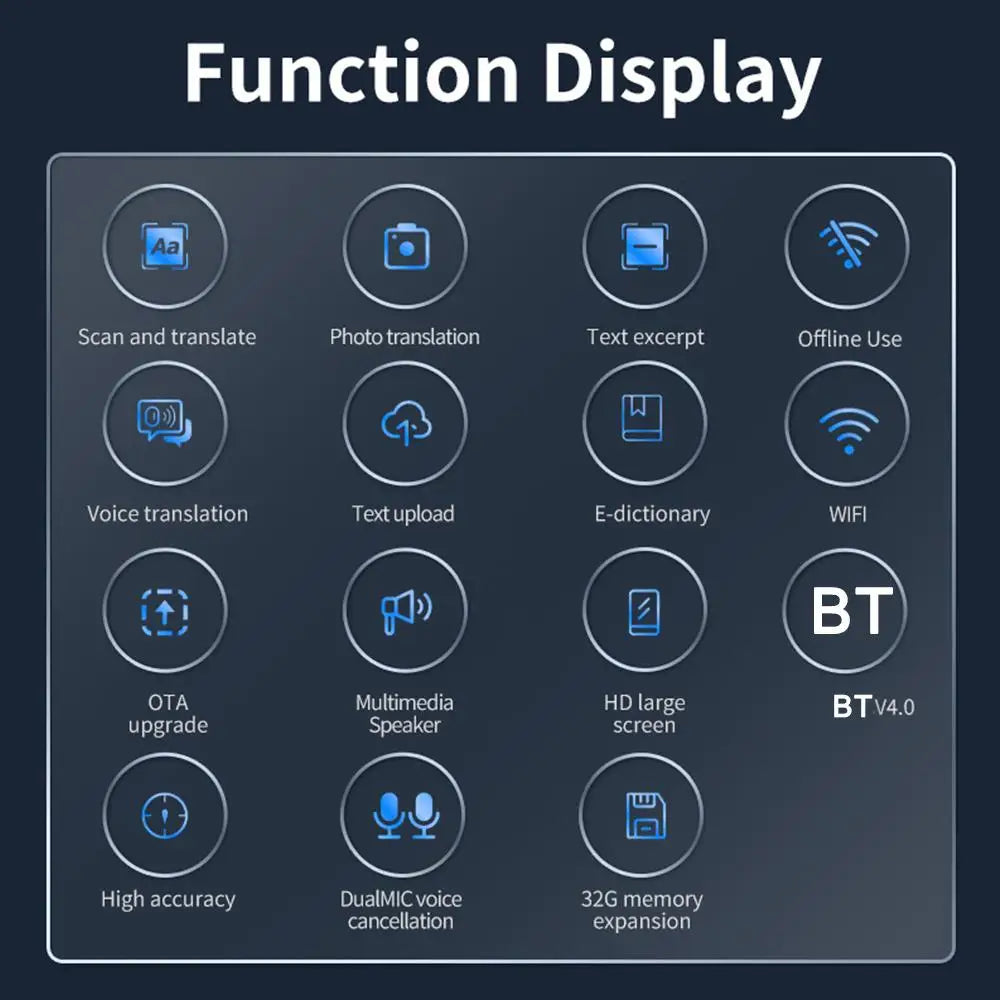 Translator 112 Languages Offline WIFI Scanning Translation Translator Instant Voice Scan Cheap Smart and High Marker Pen Qu R8B3