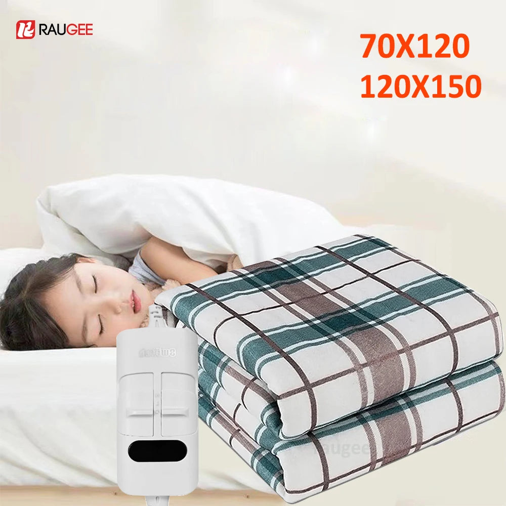 Heated Blanket Electric Heating Bankets For Home 220V Thicker Automatic Thermostat Body Warmer Thermal Blanket For Room Bed