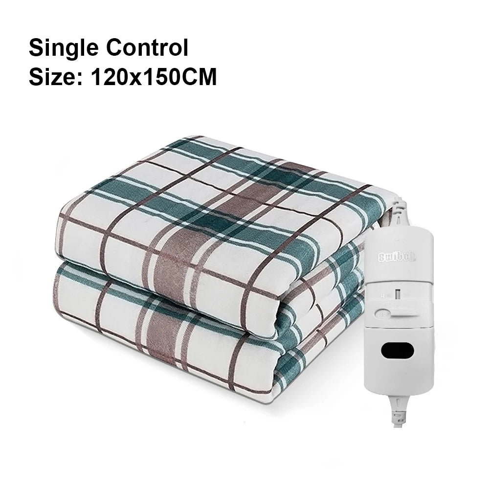 Heated Blanket Electric Heating Bankets For Home 220V Thicker Automatic Thermostat Body Warmer Thermal Blanket For Room Bed