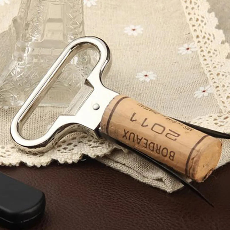 New Creative Openers High Quality Two-Prong Cork Puller Ah-So Wine Openers Professional Old Red Wine Openers