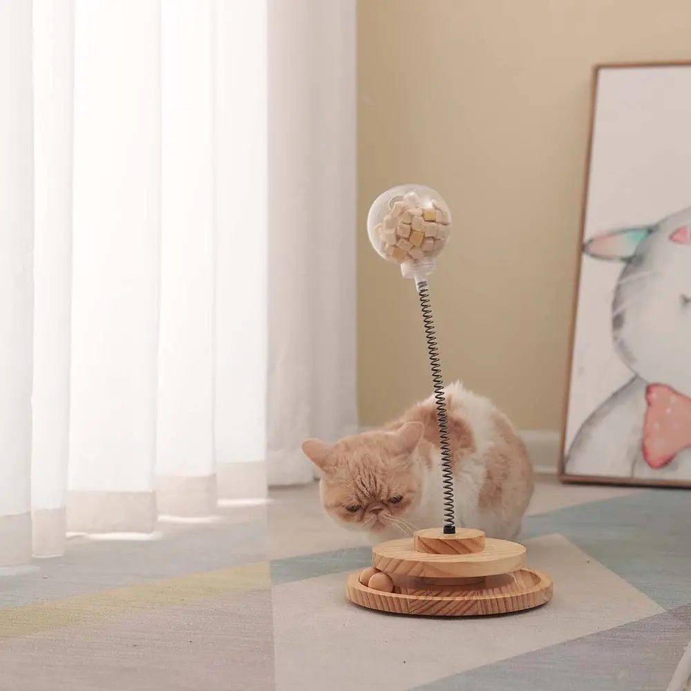 Scratching Ball Pet Supplies Chasing Boring Tease Indoor Play Pet Snack Feeder Tumbler Swing Toy Pet Puzzle Toys Cat Toy