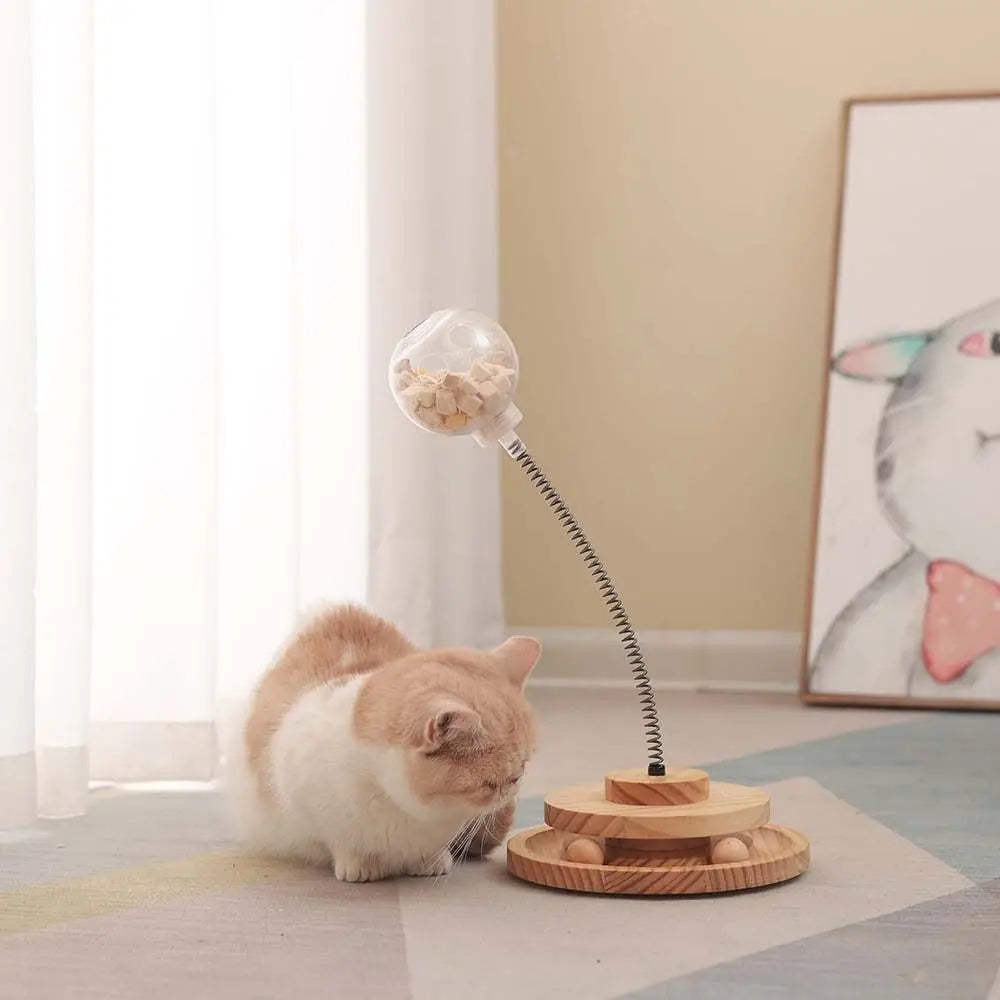 Scratching Ball Pet Supplies Chasing Boring Tease Indoor Play Pet Snack Feeder Tumbler Swing Toy Pet Puzzle Toys Cat Toy