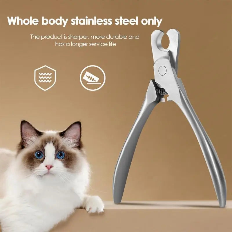 Professional Pet Nail Clipper Stainless Steel Scissors Cat Dog For Claw Care Grooming Supplies Size Fits