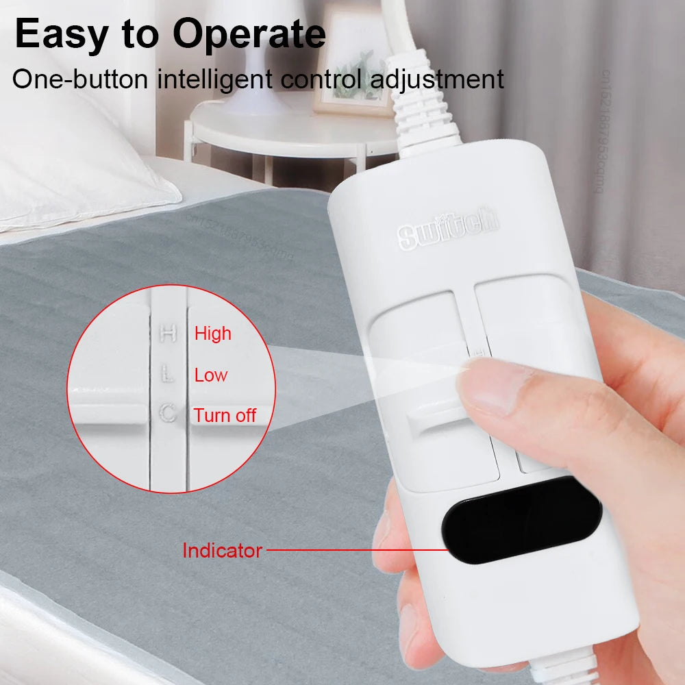 Heated Blanket Electric Heating Bankets For Home 220V Thicker Automatic Thermostat Body Warmer Thermal Blanket For Room Bed