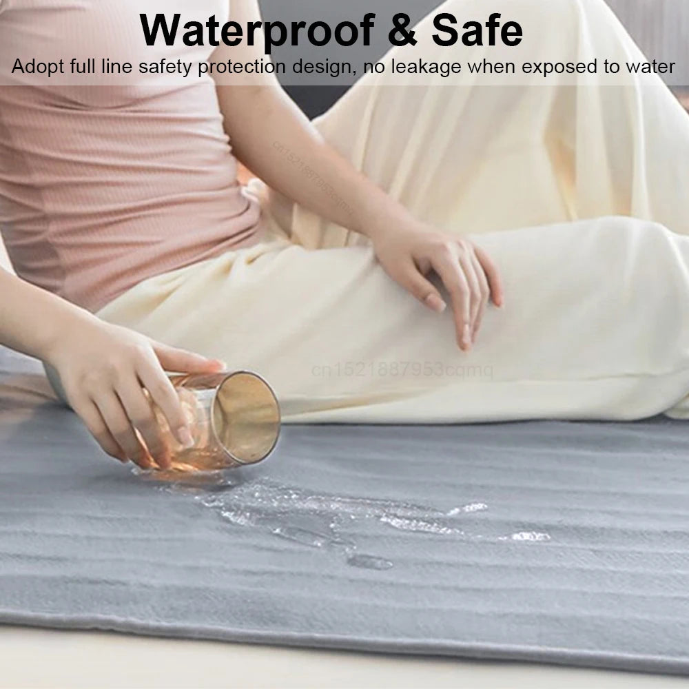 Heated Blanket Electric Heating Bankets For Home 220V Thicker Automatic Thermostat Body Warmer Thermal Blanket For Room Bed