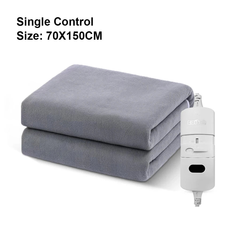 Heated Blanket Electric Heating Bankets For Home 220V Thicker Automatic Thermostat Body Warmer Thermal Blanket For Room Bed