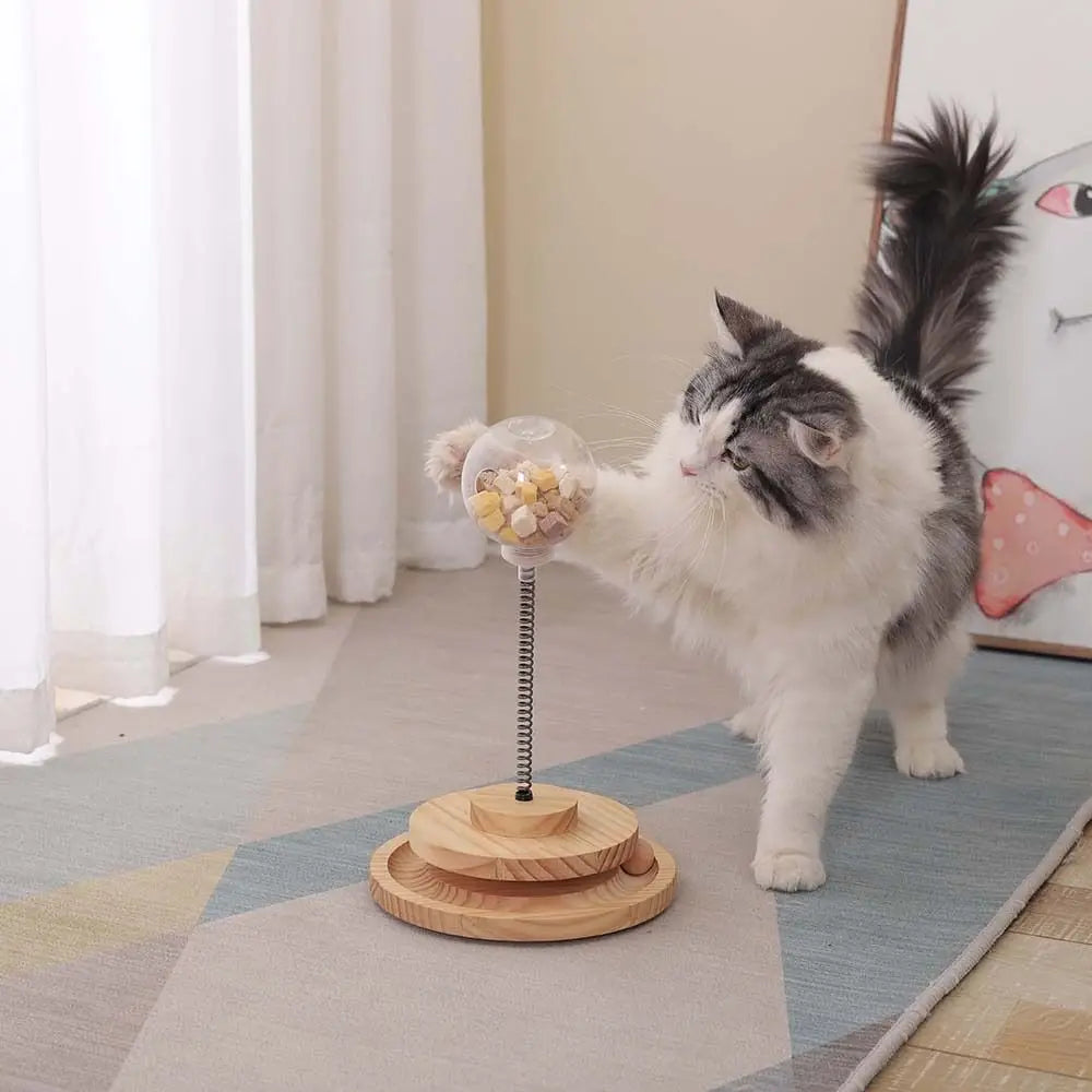 Scratching Ball Pet Supplies Chasing Boring Tease Indoor Play Pet Snack Feeder Tumbler Swing Toy Pet Puzzle Toys Cat Toy