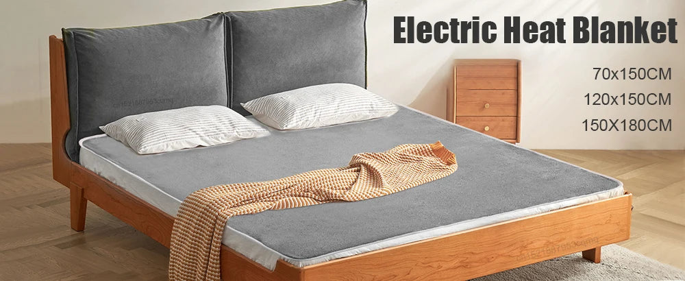 Heated Blanket Electric Heating Bankets For Home 220V Thicker Automatic Thermostat Body Warmer Thermal Blanket For Room Bed