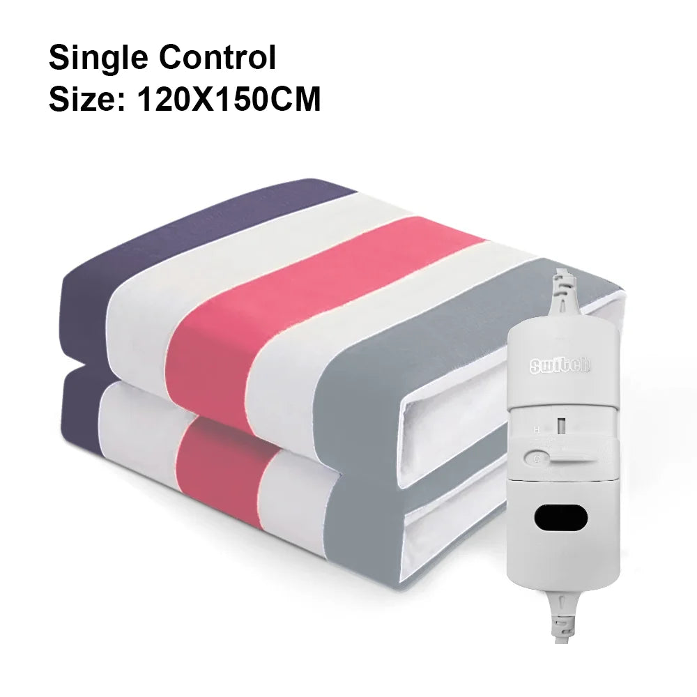 Heated Blanket Electric Heating Bankets For Home 220V Thicker Automatic Thermostat Body Warmer Thermal Blanket For Room Bed
